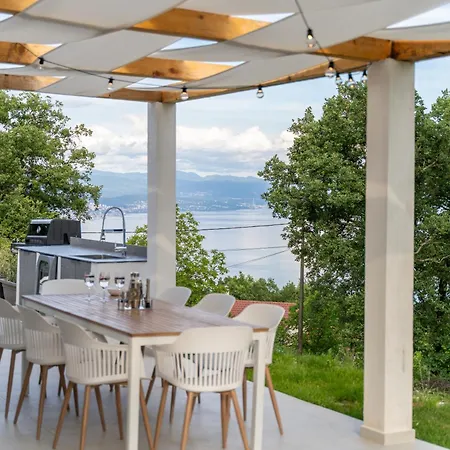 Mare&monti In Opatija, Heated Pool With Sea View Vila *