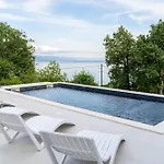 Mare&monti In Opatija, Heated Pool With Sea View וילה אופטיה