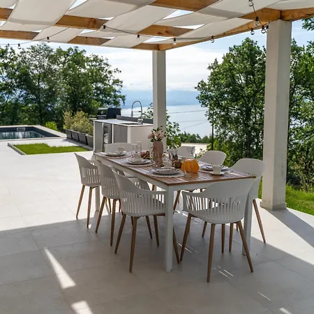 Villa Mare&monti In Opatija, Heated Pool With Sea View