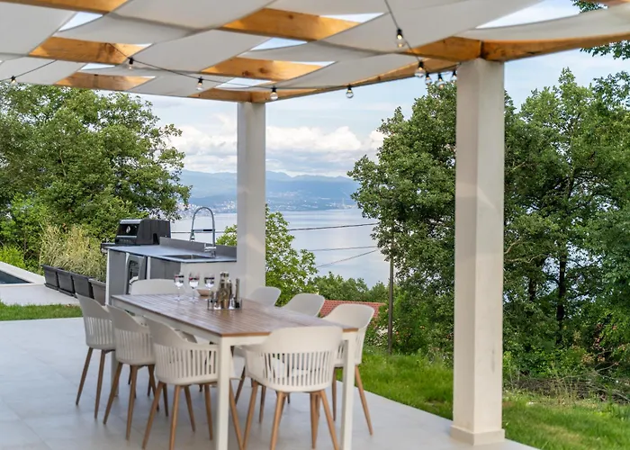 Mare&monti In Opatija, Heated Pool With Sea View Vila *