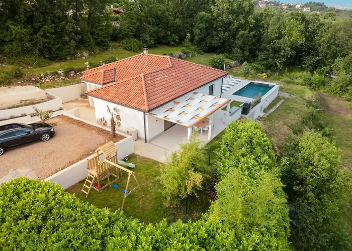 Villa Mare&monti In Opatija, Heated Pool With Sea View