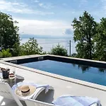 빌라 Mare&monti In Opatija, Heated Pool With Sea View 오파티아